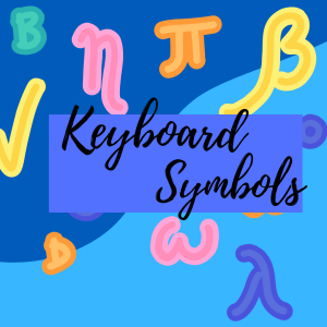 keyboard symbols